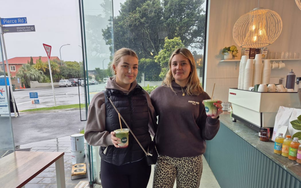 Matcha - Customers at Issy's in Milford, Auckland