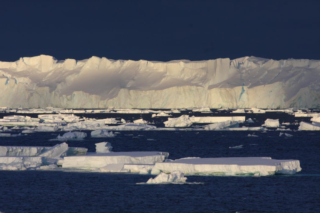 The large Totten Glacier drains a major portion of the East Antarctic Ice Sheet