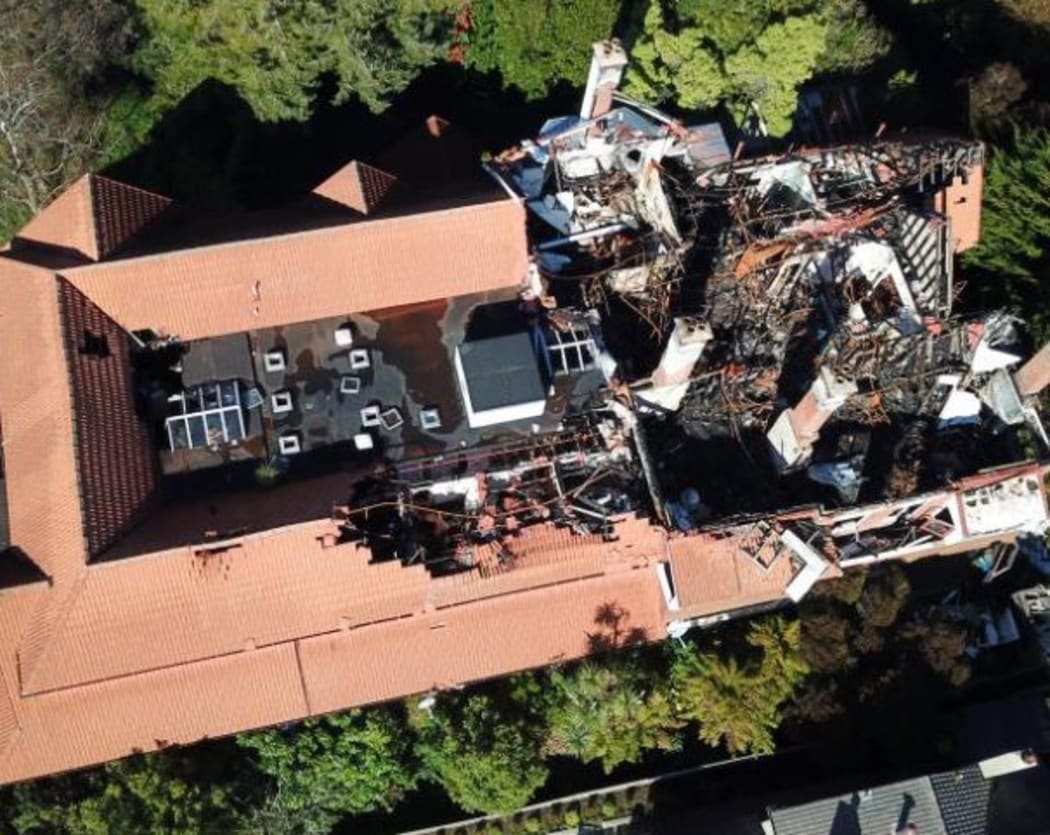 Glamis rest home in Dunedin is badly damaged after two fires.