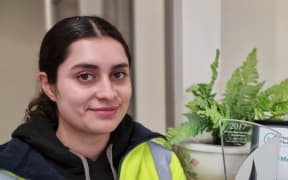 Maria Contreras Huerta is an apprentice plumber at Morrinsville Plumbing and Gas Services.