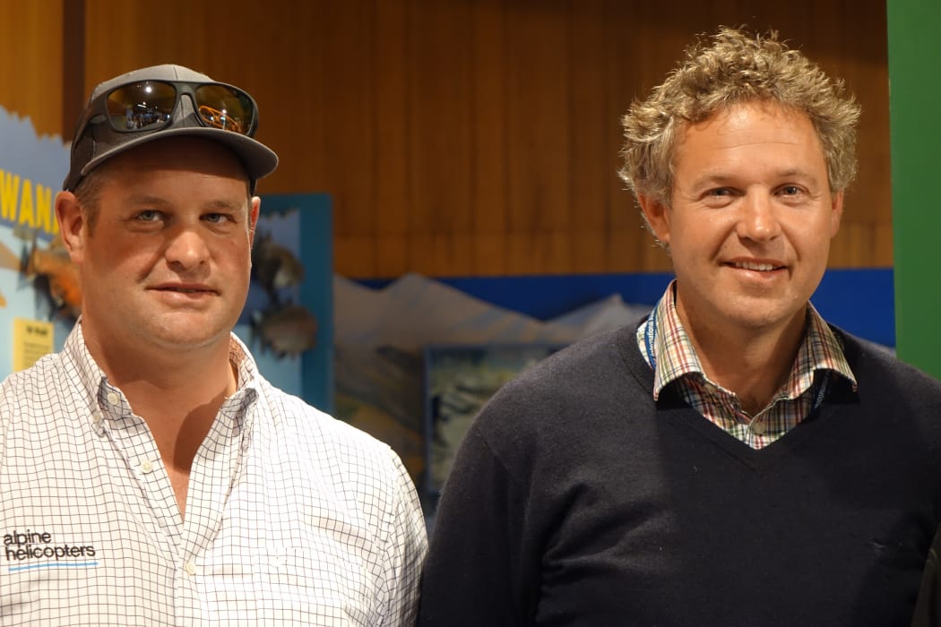 Toby Wallis and Jonathan Wallis, who attended the media event today.