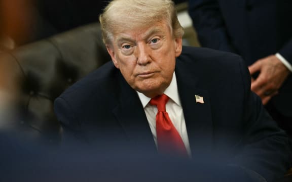 US President Donald Trump speaks before signing a proclamation in the Oval Office of the White House in Washington, DC, on June 11, 2026. (Photo by Kent NISHIMURA / AFP)