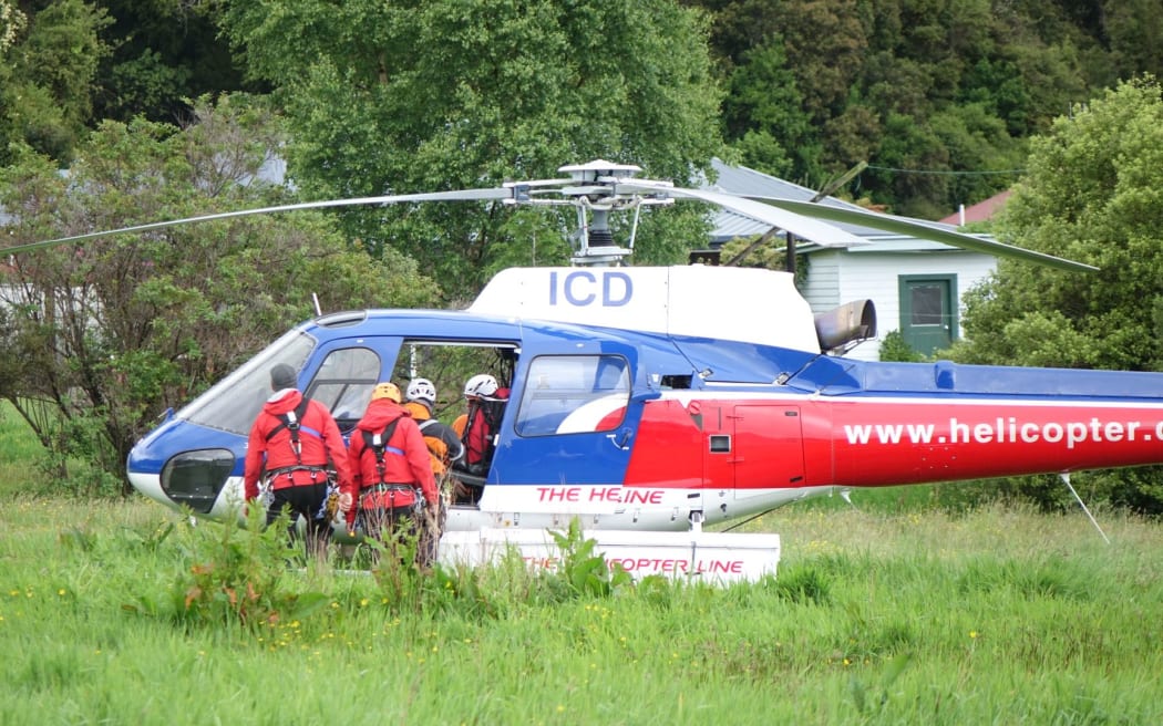 Fox Glacier recovery effort Wednesday 25 Nov 2015