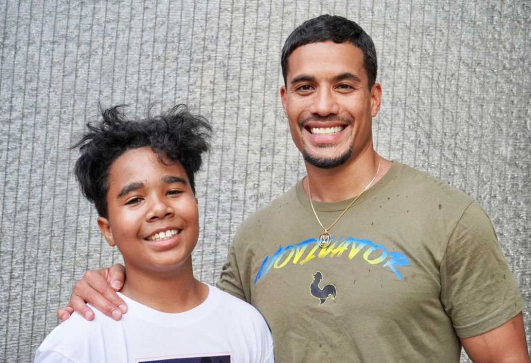 Roman Cress and his son Kajor.
