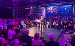An ACT Party rally in Auckland.