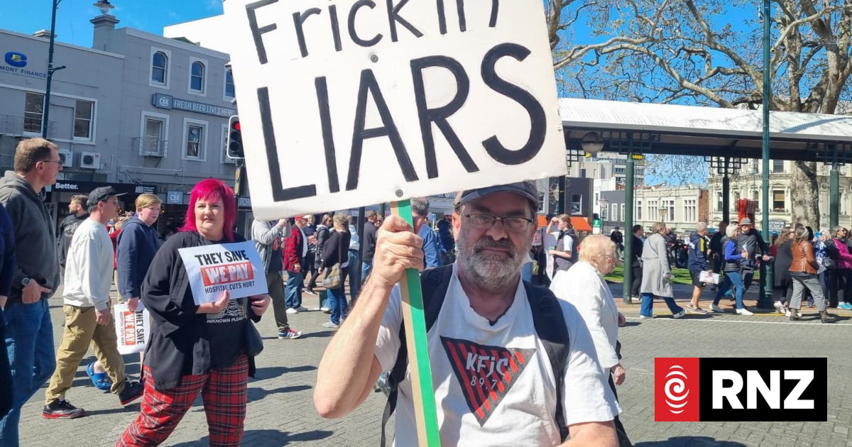 'Biggest protest in Dunedin in decades' as up to 35,000 rally against ...