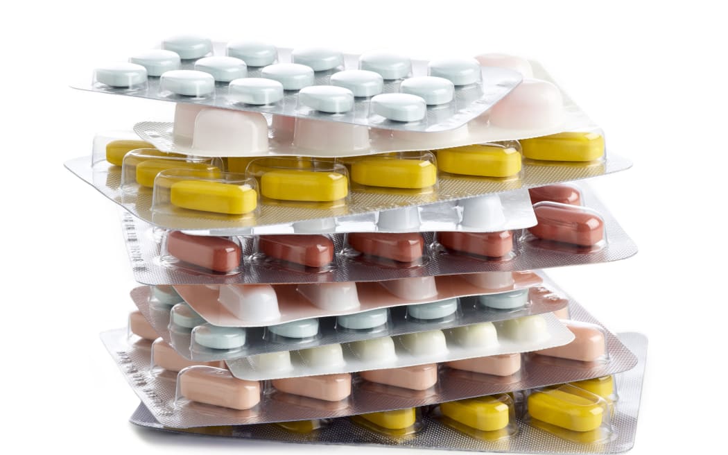Blister packs containing tablets.
