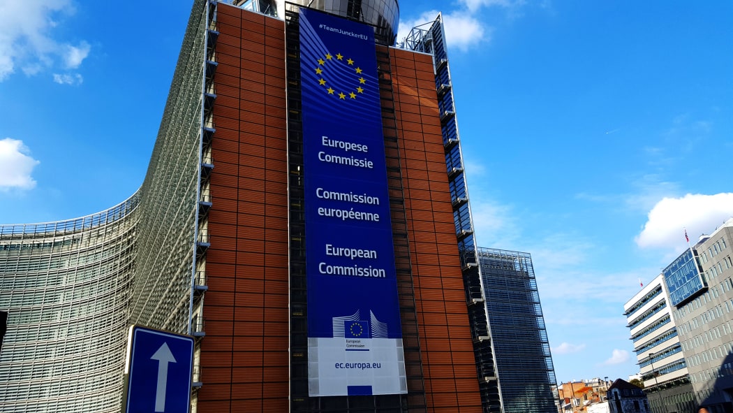 European Union Commission Building in Brussels