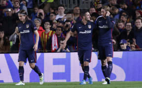 Atletico Madrid players.