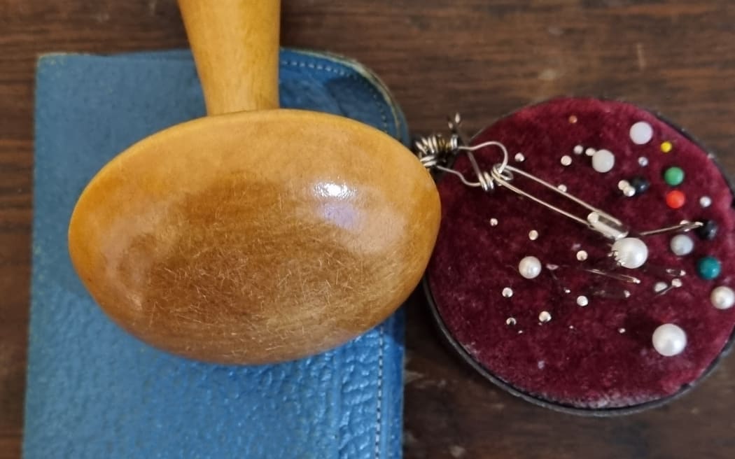 Nona Pelletier's treasured darning tool.