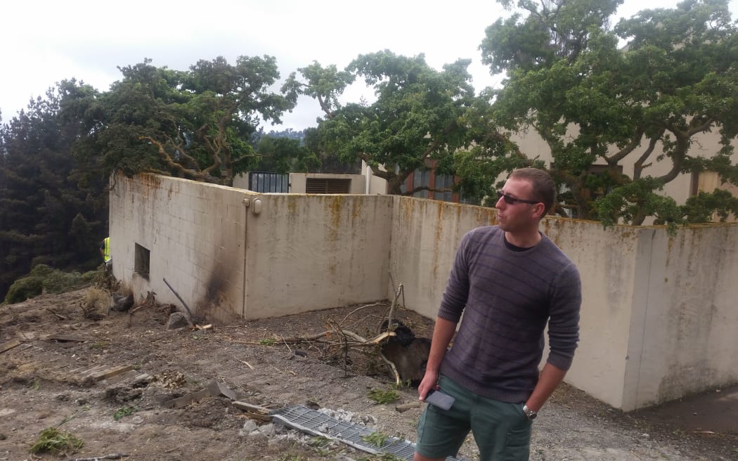 Wade Ruebe at his Worsleys Rd home.