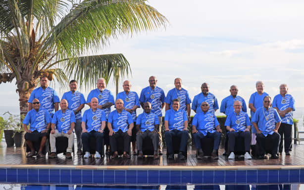 Pacific leaders from 18 member states got together for their official "family photo" at the 54th Pacific Islands Forum Leaders' Meeting in Honiara, Solomon Islands. 11 September 2025