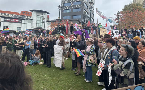 Hundreds gather in Dunedin for protest against proposed gender ...