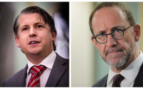Labour ministers Michael Wood (l) and Andrew Little.
