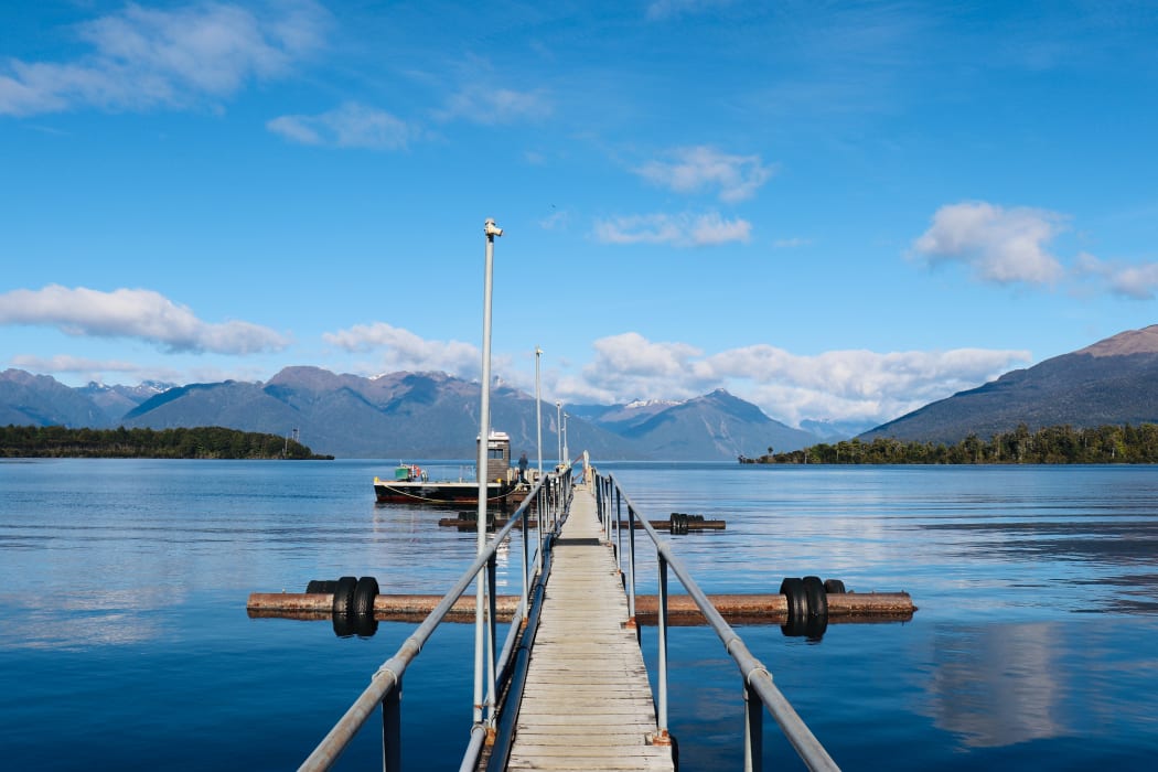 Lake Te Anau in Fiordland.