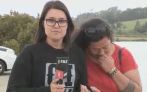 Taulagi Afamasaga's daughter Amy Yerro, left, and niece Barcelona Afamasaga