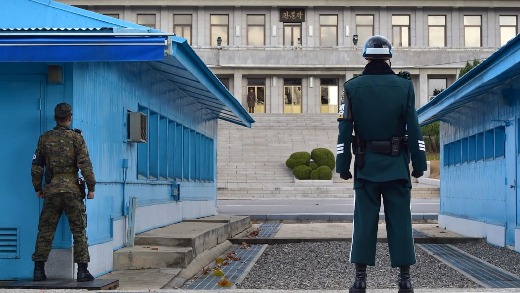 The border between North and South Korea remains under constant guard