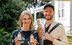 Lydia Harfield and Mat Watkins of Apostle Hot Sauce