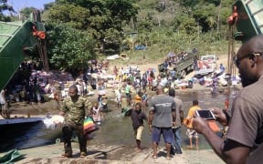 People being evacuated from Ambae