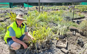 The clean-up from Cyclone Gabrielle continues at Plant Hawke's Bay on Saturday.
