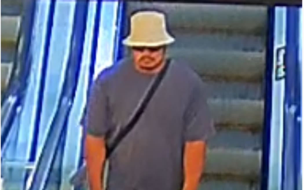 Police say they want to speak to this man in relation to an assault on an elderly train worker in Auckland on 28 March, 2024.