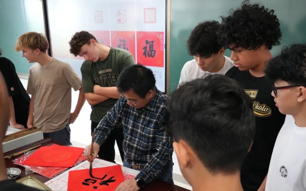 St Peter’s College was the first high school to launch a Confucius Classroom in Auckland.  Since March 2014, 500+ boys have studied Chinese from Year 7 to Year 13.