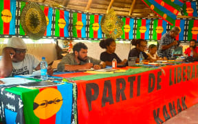 Kanak Liberation Party (PALIKA), a member of the FLNKS umbrella, during a press conference on 28 August 2024 – PHOTO RRB