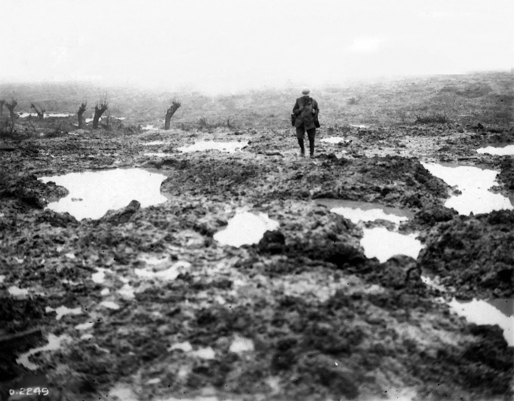 Battling the elements — Mud and barbed wire during the Battle of Passchendaele