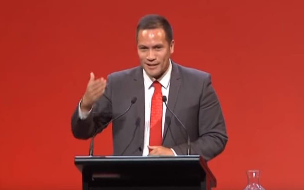 Tamati Coffey in his address to the New Zealand Labour Party Congress two years ago.
