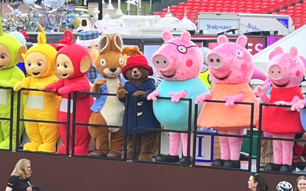 Not members of the Royal Family in disguise at QE2's platinum jubilee - just run of the mill British subjects (and illegal Peruvian immigrant Paddington Bear).