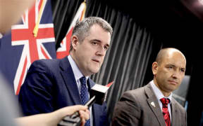 Chris Bishop and Tama Potaka