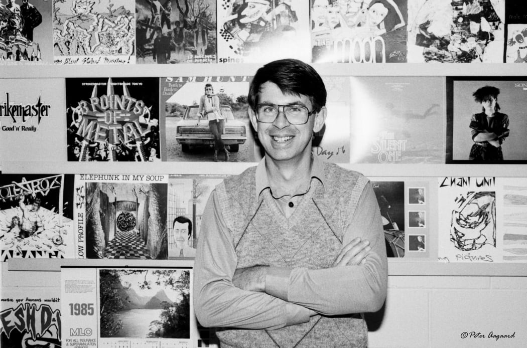 Jim Moss in the Jayrem offices, 1985