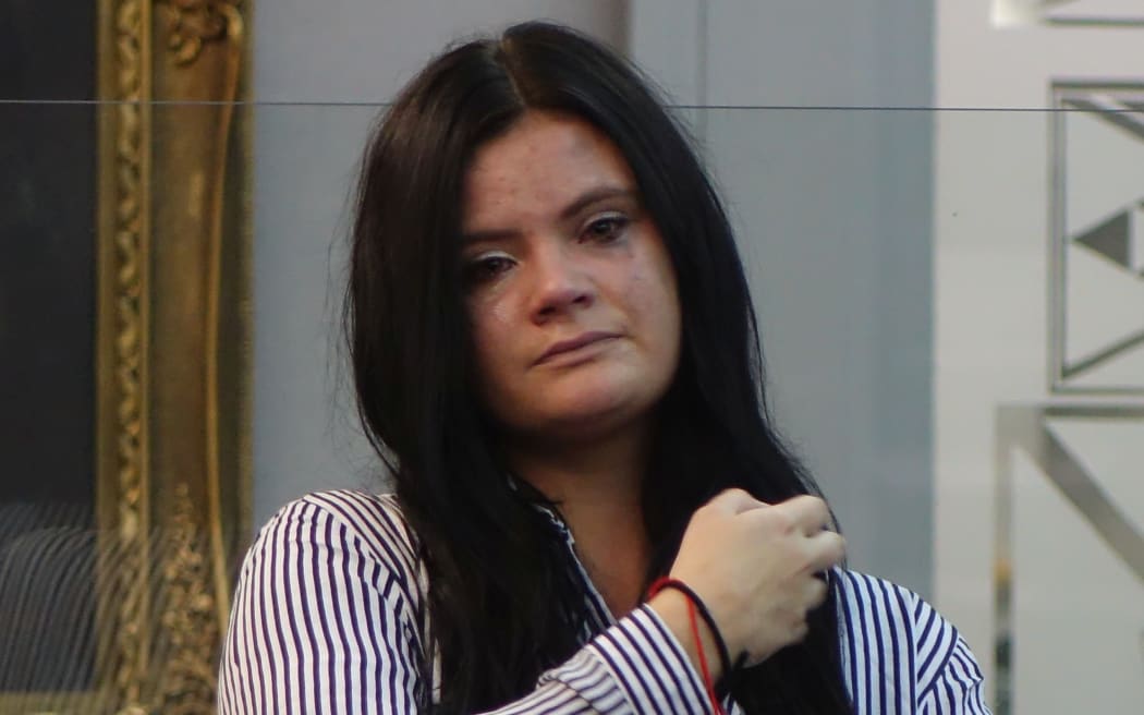 Daryl Kirk at her sentencing in the High Court in Wellington today.