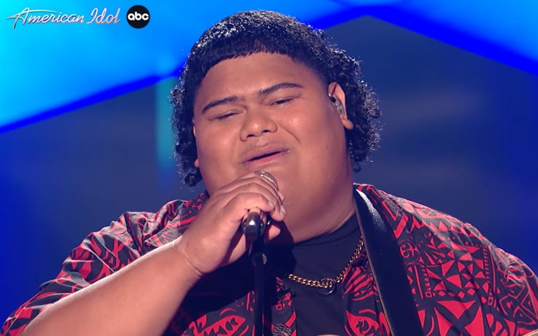 Iam Tongi performs in the final of the 21 season of American Idol.