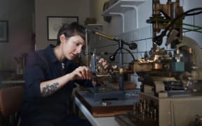 Rebecca Struthers in her workshop