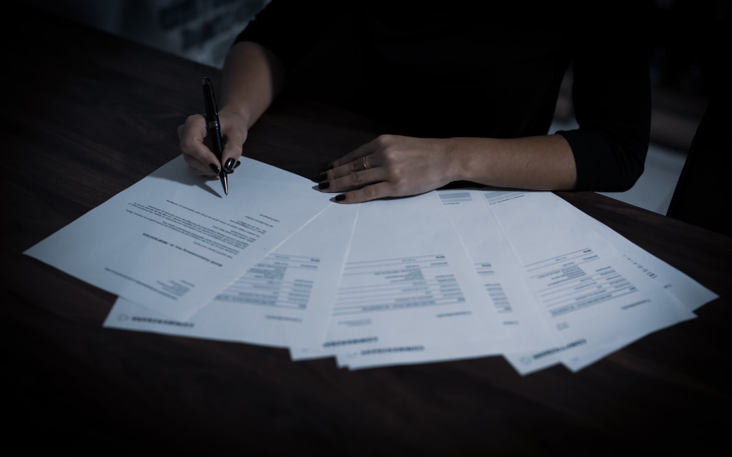 contracts and paperwork, signature