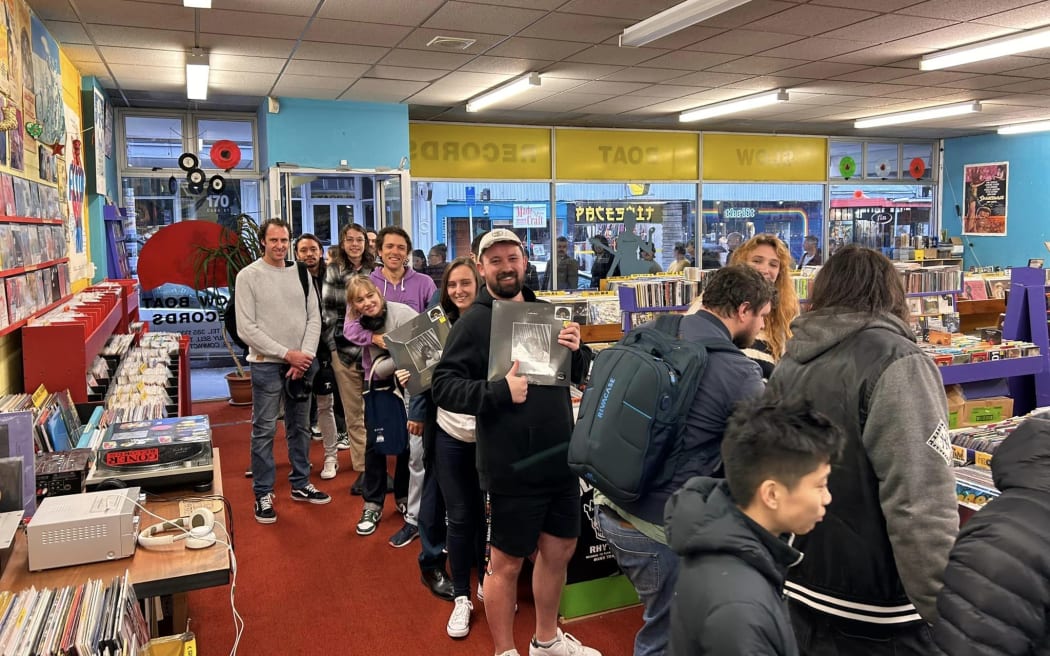Record Store Day at Slow Boat Records in Wellington, 2023.