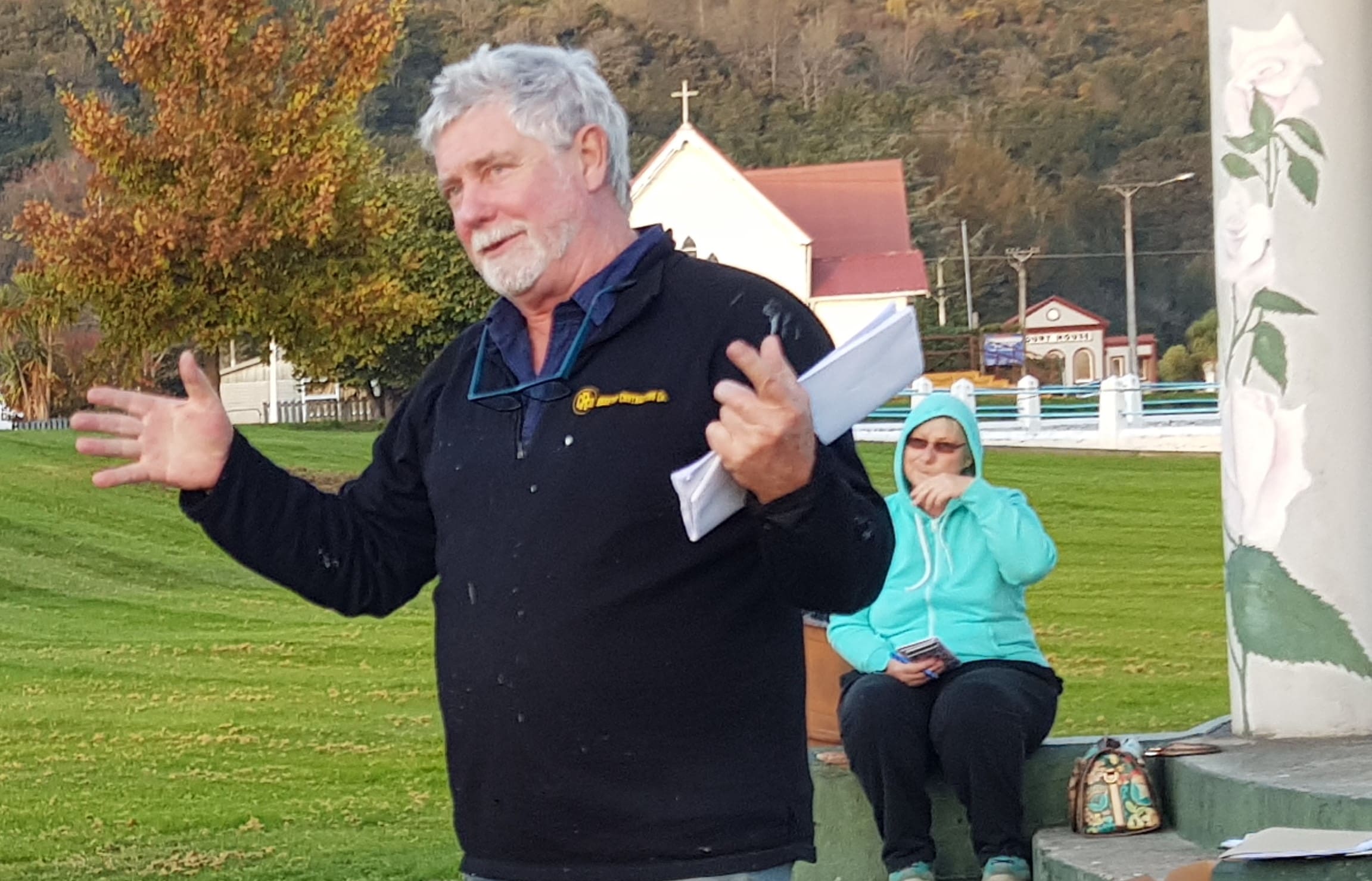 Inangahua Community Board chair John Bougen.