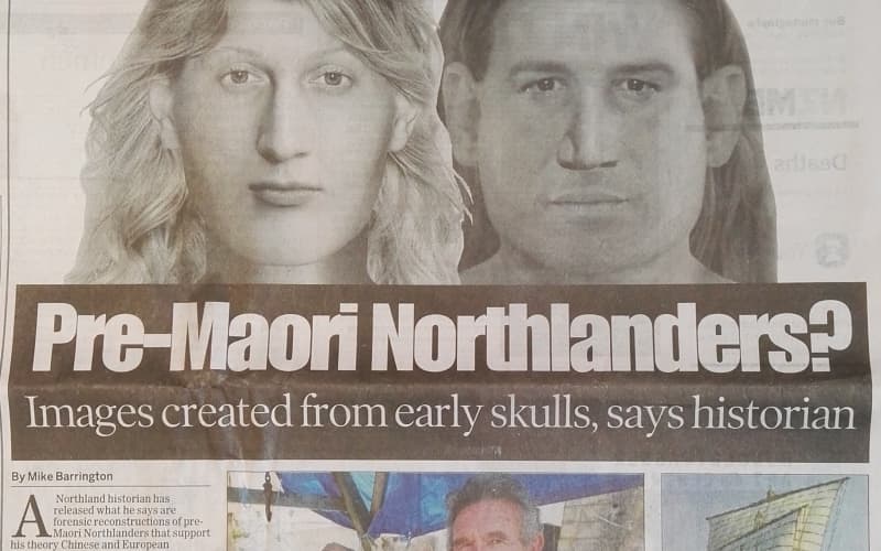 The front-page story in the Northern Advocate which later vanished from the publisher’s news websites.
