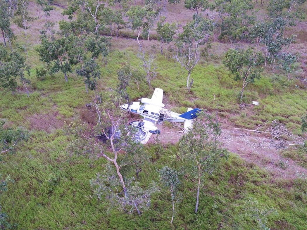A Cessna twin engine aircraft crashed on an old airstrip outside PNG's capital on Sunday 26 July on a suspected drug run.