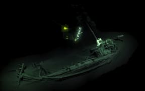 An ancient Greek trading ship dating back more than 2400 years has been found virtually intact at the bottom of the Black Sea, researchers say.