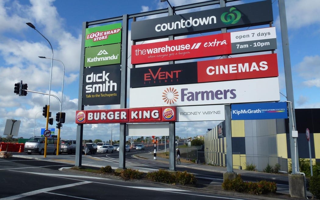 Retail Property Group is understood to hold a licence to occupy the island, and so far won't allow the sign to be moved.