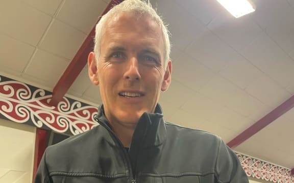 Pete Kirkman of Capital Kiwi holds one of 25 Kiwi to be released into the wild at Wellington's South Coast.