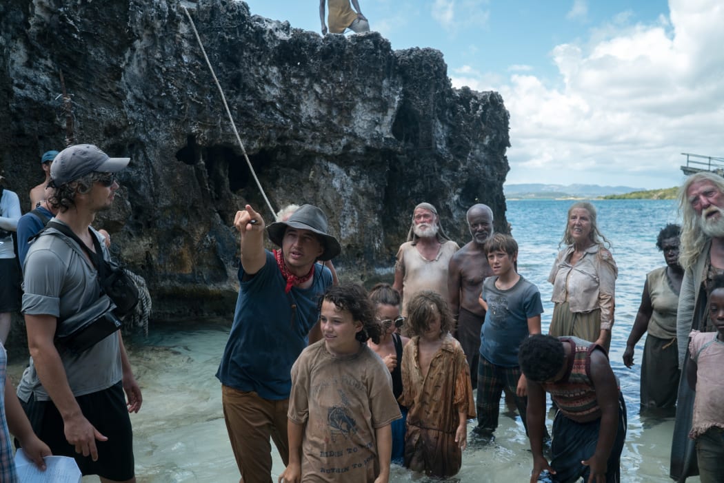 Director Benh Zeitlin and cast of Wendy