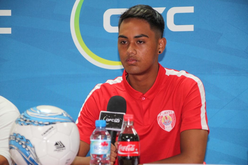 Tahiti Under 19s captain Roonui Tehau.
