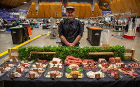 Brad Gillespie from New World Rototuna in Hamilton won the Pact Packaging Young Butcher of the Year 2022.