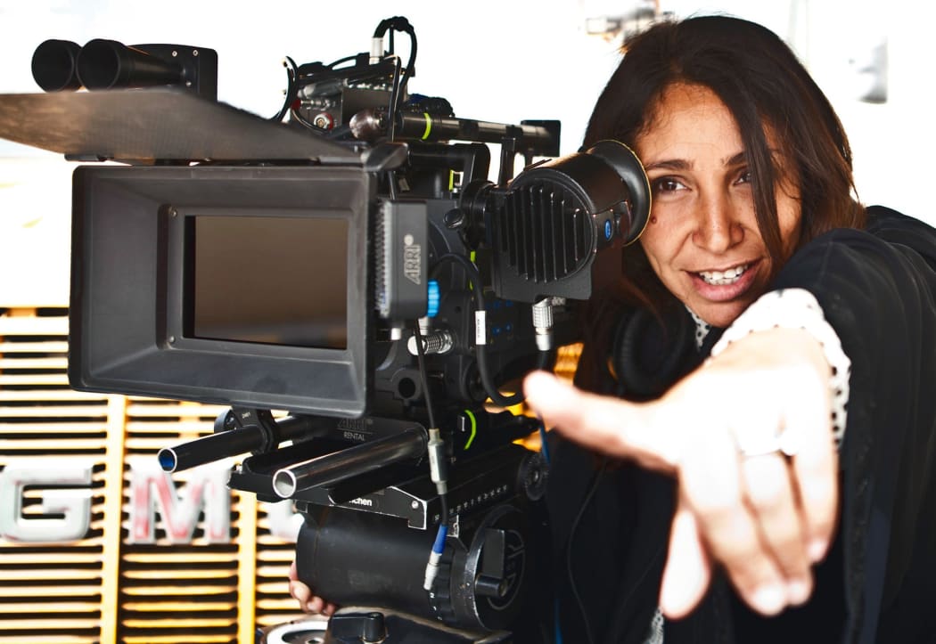 Haifaa Al-Mansour filming for Wadjda.