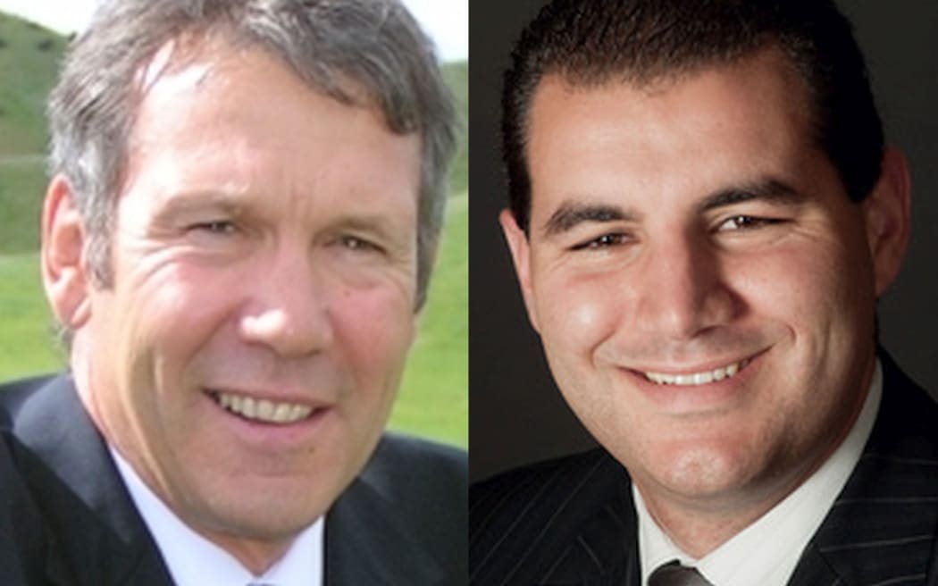 National MPs Stuart Smith and Jami-Lee Ross