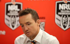 Wests Tigers coach Jason Taylor.