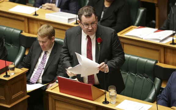 Grant Robertson delivers his 2018 Budget to Parliament.